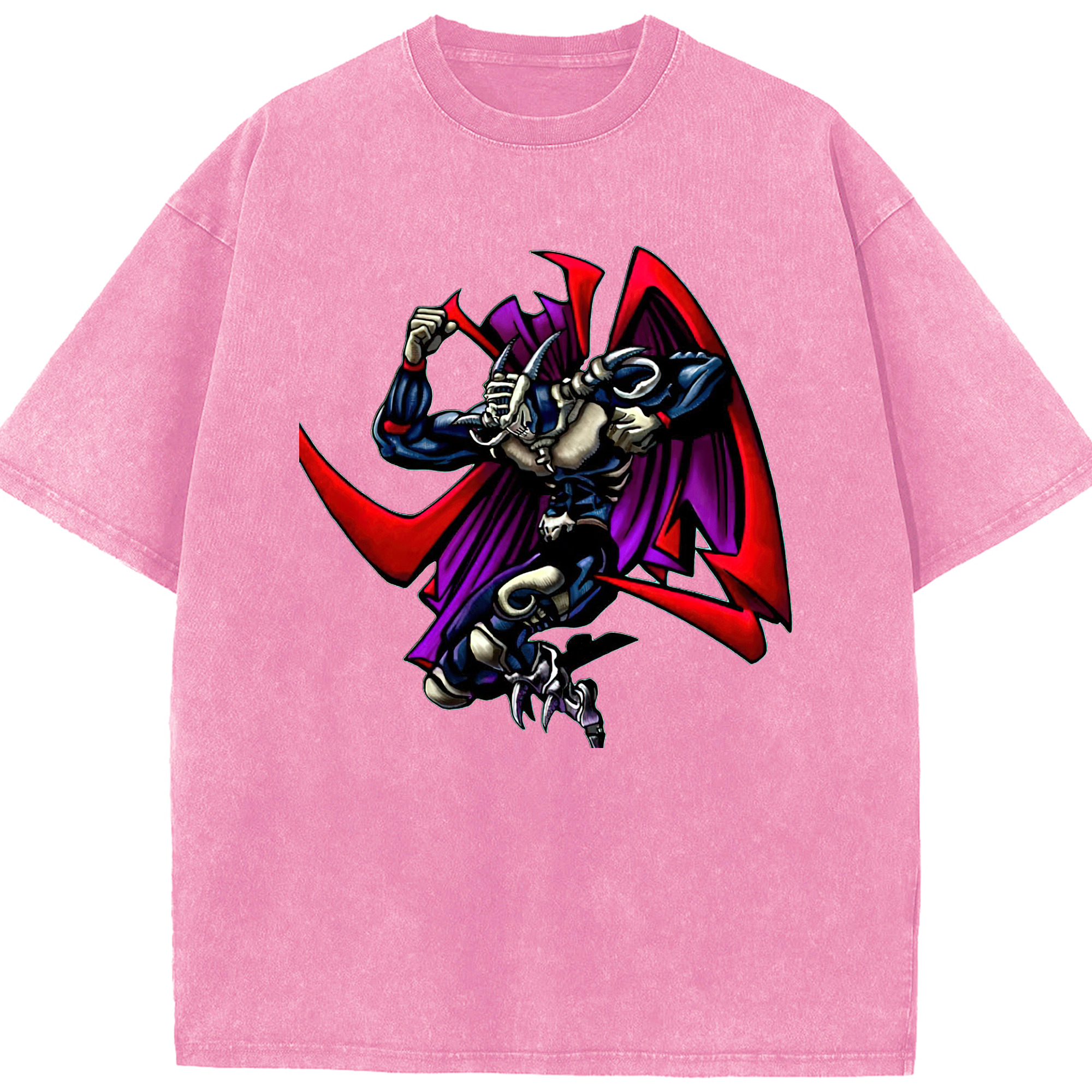 （画像用） 遊☆戯☆王 Yu-Gi-Oh! 綿100% ヴィンテージ風 半袖Tシャツ（フロントプリント）